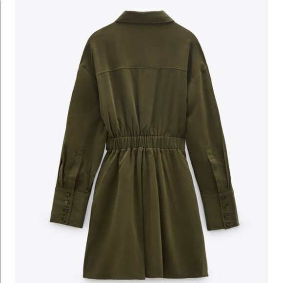 Zara Belted Shirt Dress (XS) - Picture 4 of 7